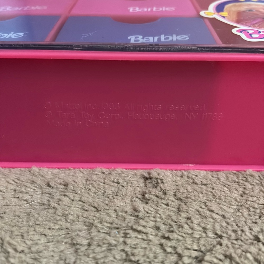 1993 Barbie Carry Case Accessories Case - Picture 9 of 12